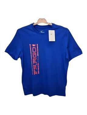 Nike Men’s M Fargo 2024 National Championship Wrestling Blue Graphic T-Shirt NWT